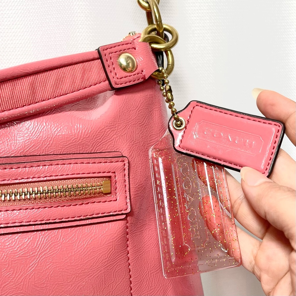 Coach Pink Shoulder Bag - Picture 3 of 14